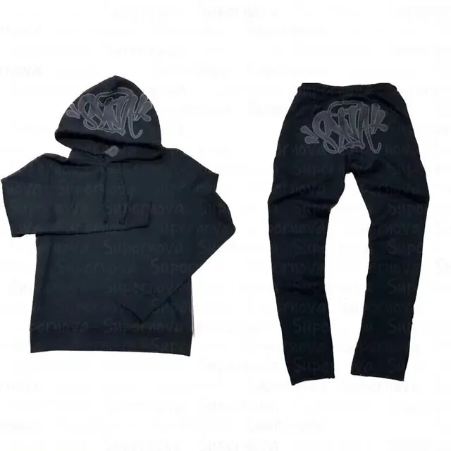 Hoodie and Jogger Set Graffiti Logo
