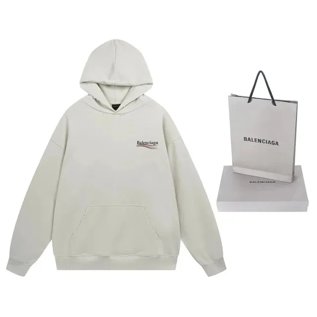 Balenciaga Hoodie Logo Embroidered