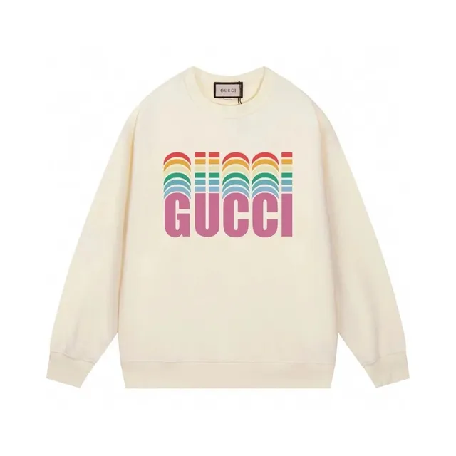 Gucci Crewneck Sweatshirt Rainbow Logo