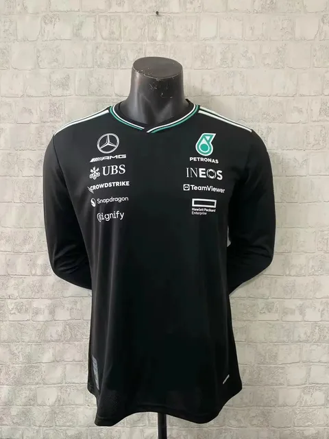 长袖2025F1梅赛德斯黑色
