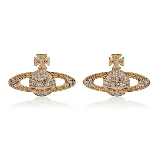 Vivienne Westwood Orb Earrings Crystal-Embellished