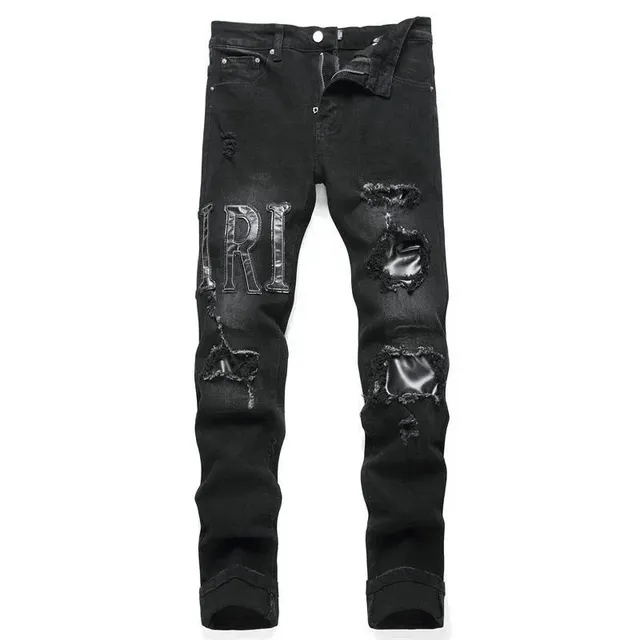 Corteiz Distressed Straight Jeans