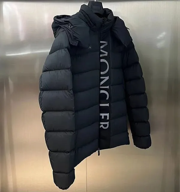 Moncler Puffer Jacket Logo Tape