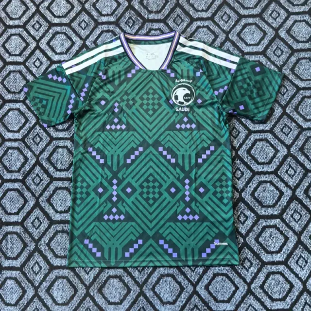 Adidas Saudi Arabia Home Jersey Geometric Pattern