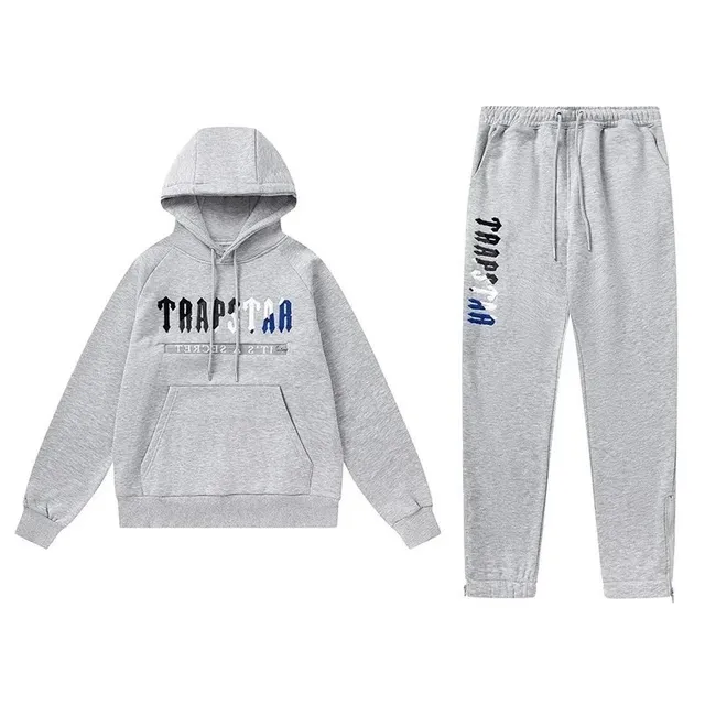 Corteiz Hoodie and Joggers Set TRAPSTAR Logo