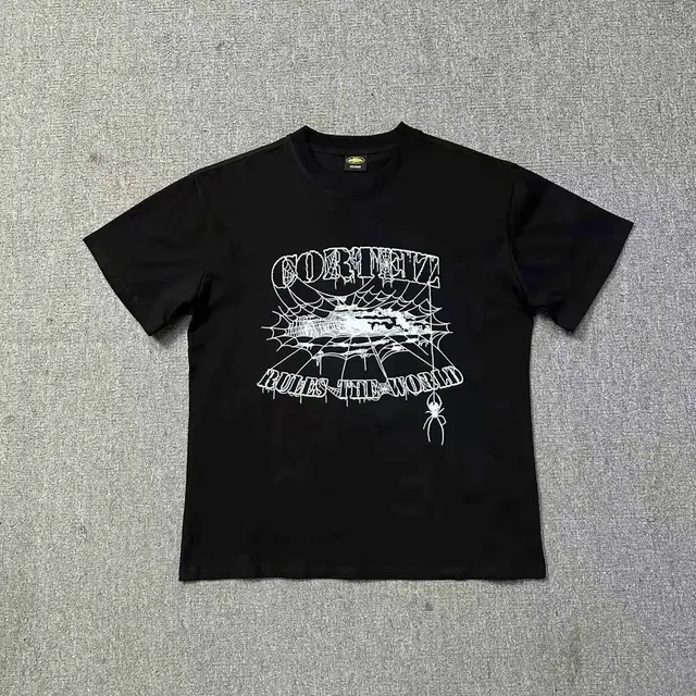 Corteiz Graphic Tee Spider Web Print