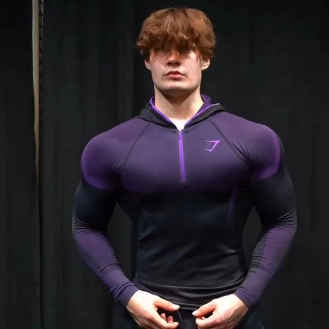 Gymshark Performance Hoodie Gradient Purple/Black