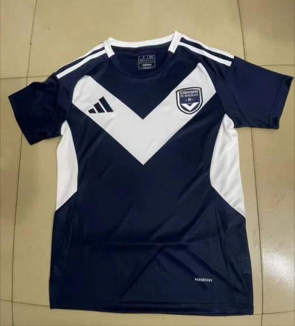 Adidas Girondins de Bordeaux Home Jersey Navy/White V-Neck