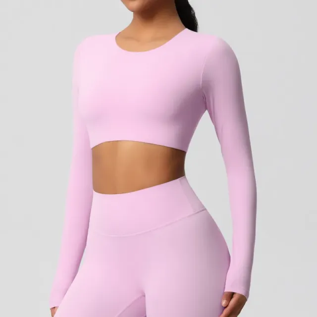 7104 long sleeve-sakura pink