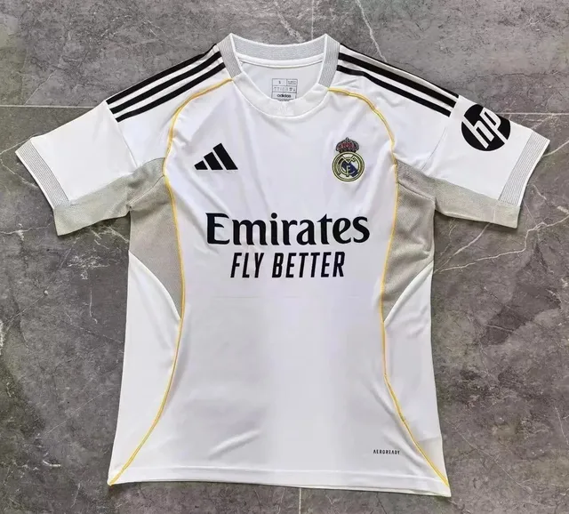 Adidas Real Madrid Home Jersey Emirates Fly Better