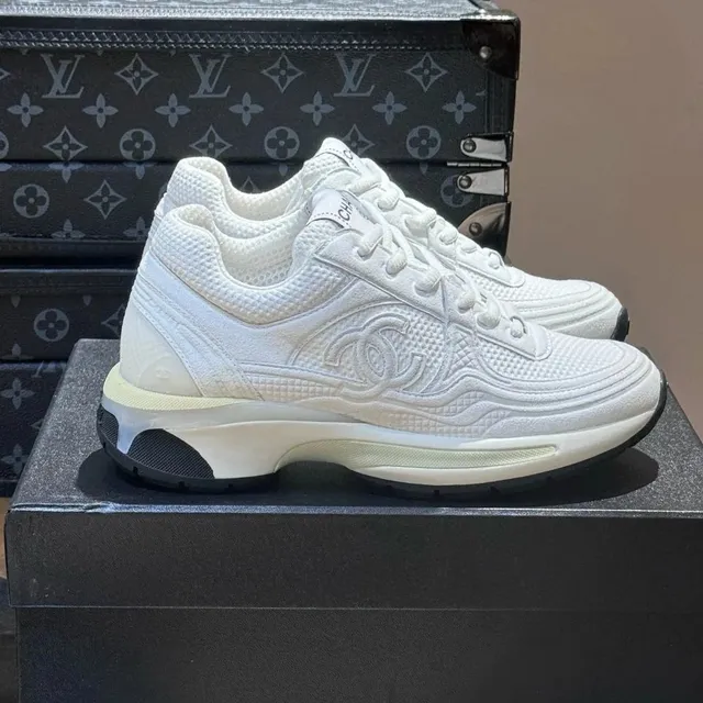 Chanel Trainer Triple White
