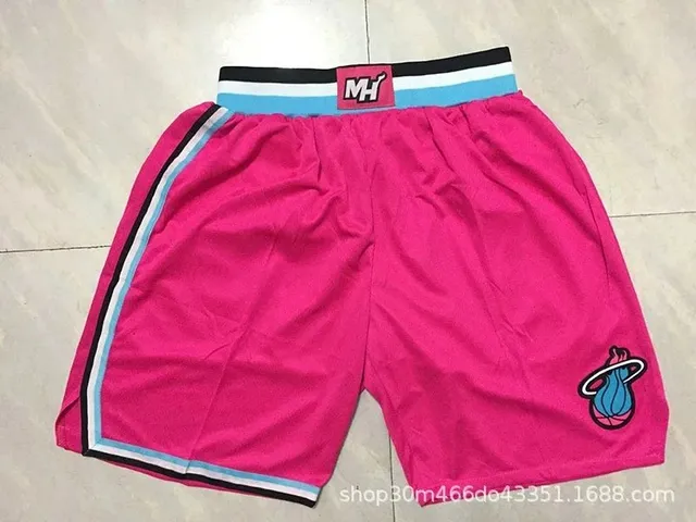 MLB Basketball Shorts Miami Heat Inspired