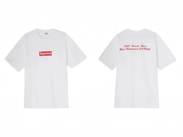 Supreme Box Logo Tee 8501 Sunset Blvd