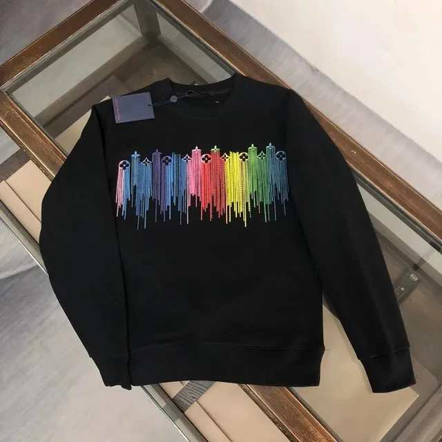 Louis Vuitton Crewneck Sweatshirt Rainbow City Print
