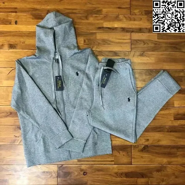 Polo Ralph Lauren Polo Bear Track Set Heather Grey
