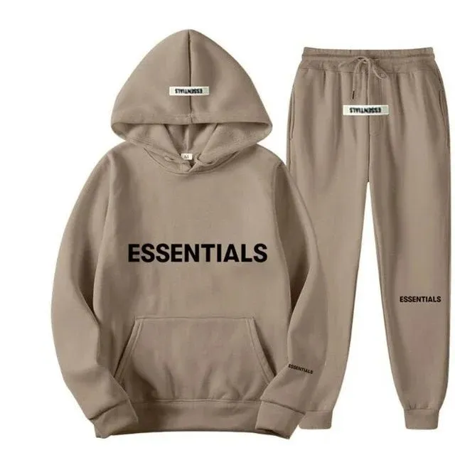 Fear of God Essentials Hoodie and Joggers Set Essentials Logo