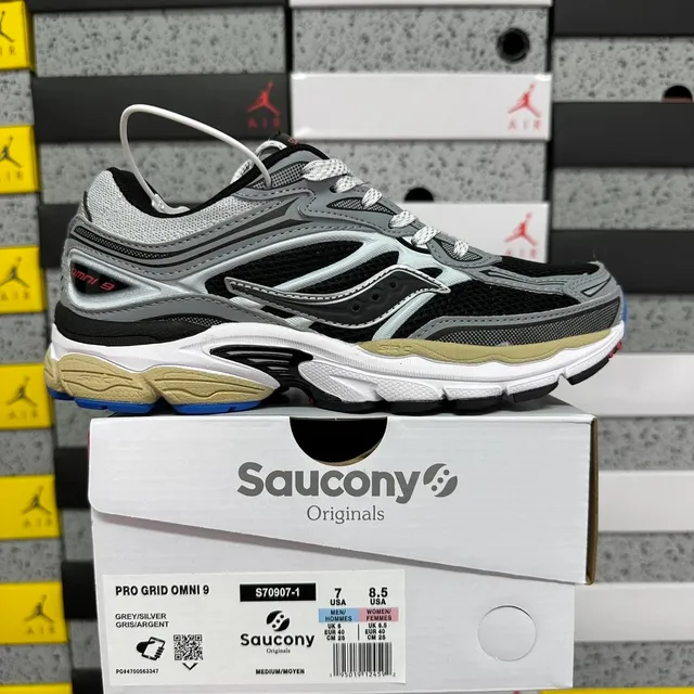 Saucony Pro Grid Omni 9 Grey/Silver