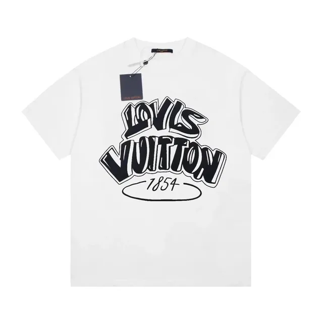 Louis Vuitton Graphic T-Shirt 1854 Graffiti Logo