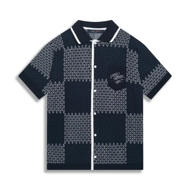 Maison Margiela Knit Shirt Checkered Print