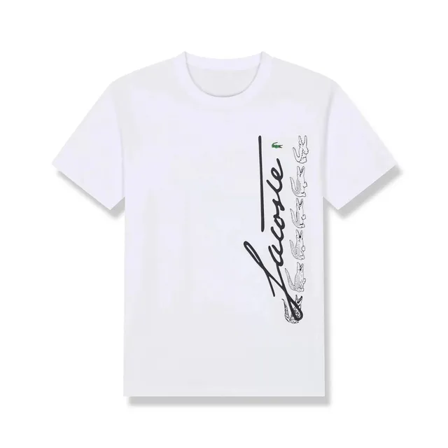 Lacoste Graphic T-Shirt Signature Crocodile Print
