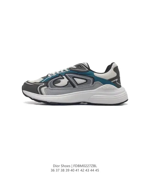 Dior B23 Low Teal Grey