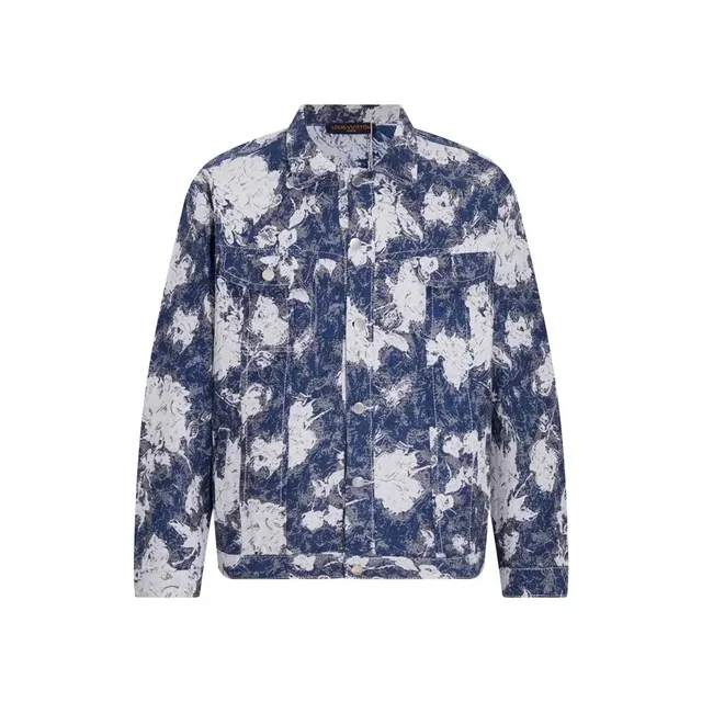 Louis Vuitton Denim Jacket Floral Print