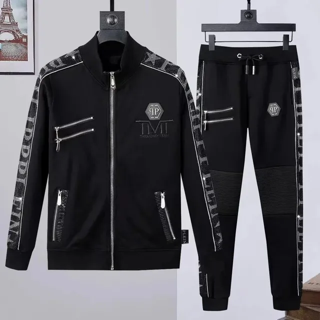Philipp Plein Track Suit Crystal-Trimmed