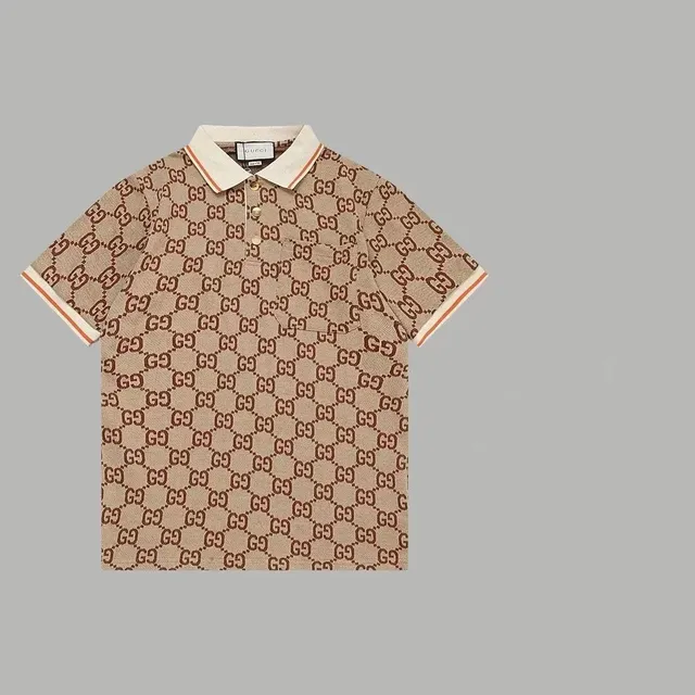 Gucci GG Logo Polo Monogram Knit