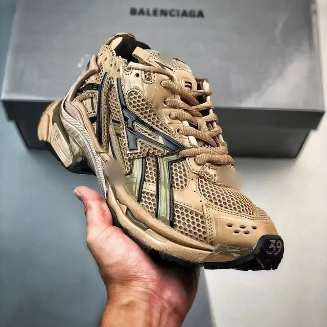 Balenciaga Speed Trainer Beige Mesh