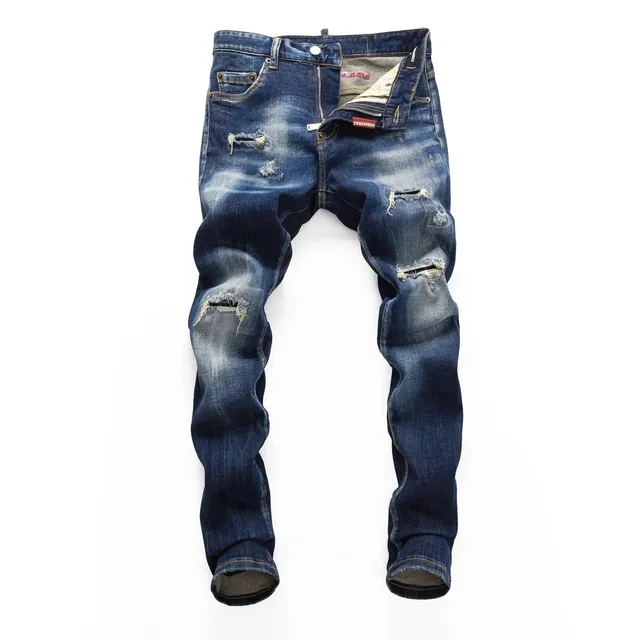 Dsquared2 Distressed Slim Fit Jeans Ripped Denim