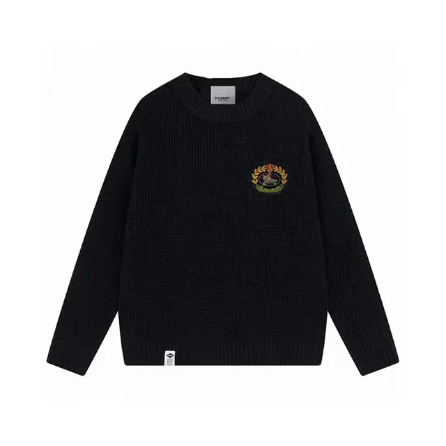 Burberry Knit Sweater Embroidered Crest