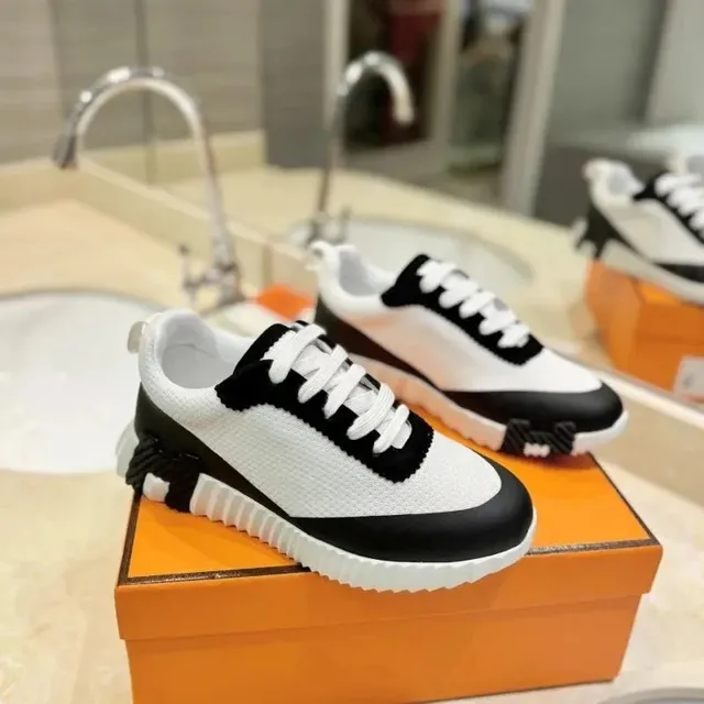 Hermès Oran Sneaker White and Black