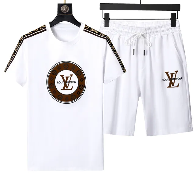 Louis Vuitton T-Shirt and Shorts Set Monogram Logo