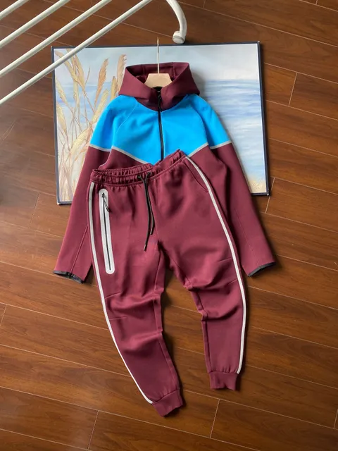 Wine red blue reflective set