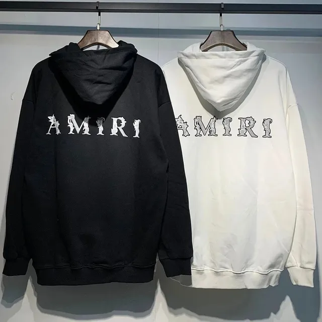 Amiri Hooded Sweatshirt Distressed Logo