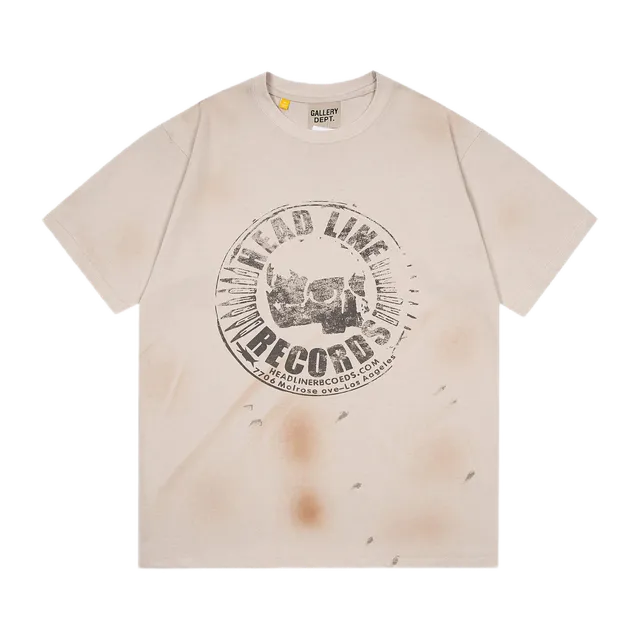 Gallery Dept. Head Line Records Tee Distressed Print