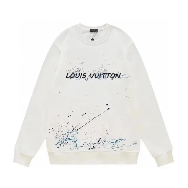 Louis Vuitton Crewneck Sweatshirt Paint Splatter Logo