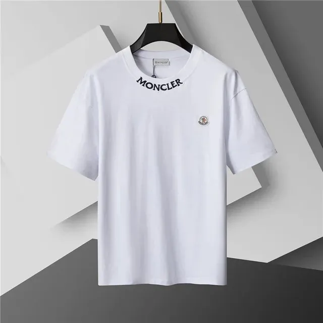 Moncler Logo T-Shirt Embroidered Collar