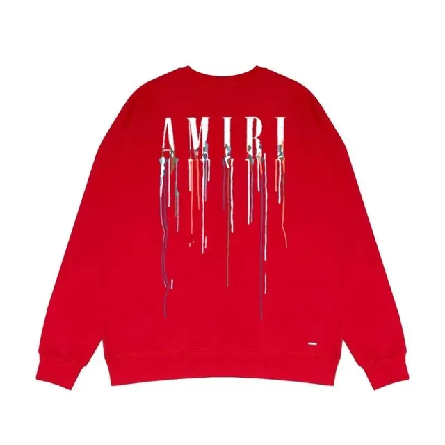 Amiri Sweatshirt Dripping Logo