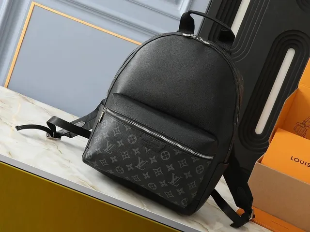 Louis Vuitton Backpack Monogram Eclipse Black