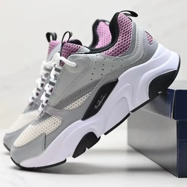 Dior B22 Grey Pink Mesh