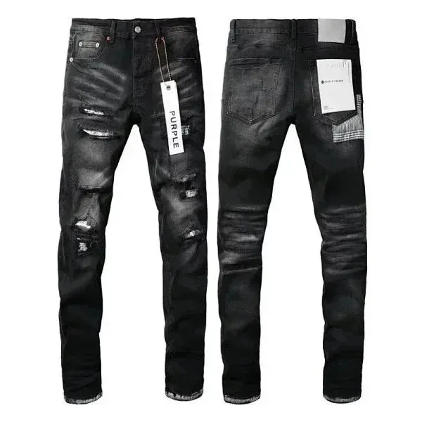 Purple Brand Distressed Jeans Purple Tag