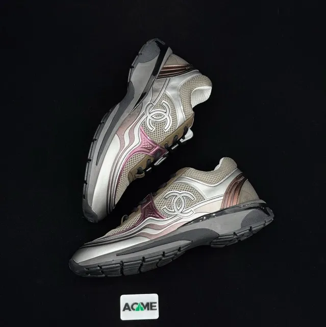 Chanel Runway Sneaker Metallic Wave