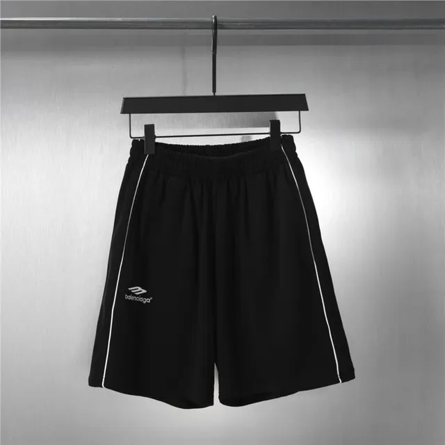 Balenciaga Track Shorts White Stripe