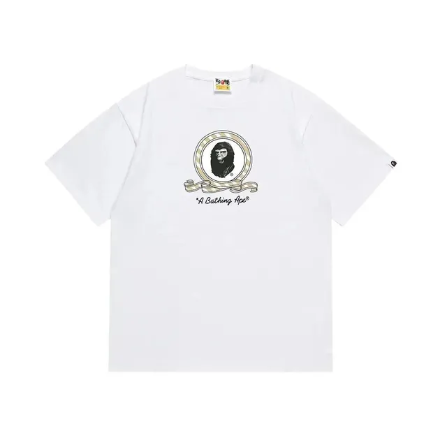 BAPE Shark Tee Monkey Head Logo