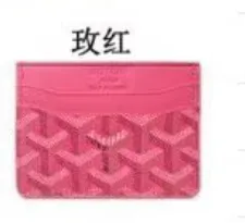 Goyard Card Holder Goyardine Canvas