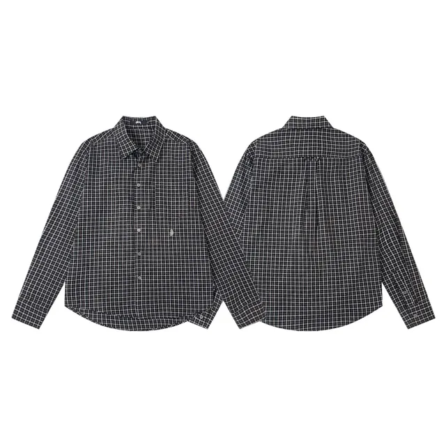 Stüssy Checkered Shirt Grid Pattern