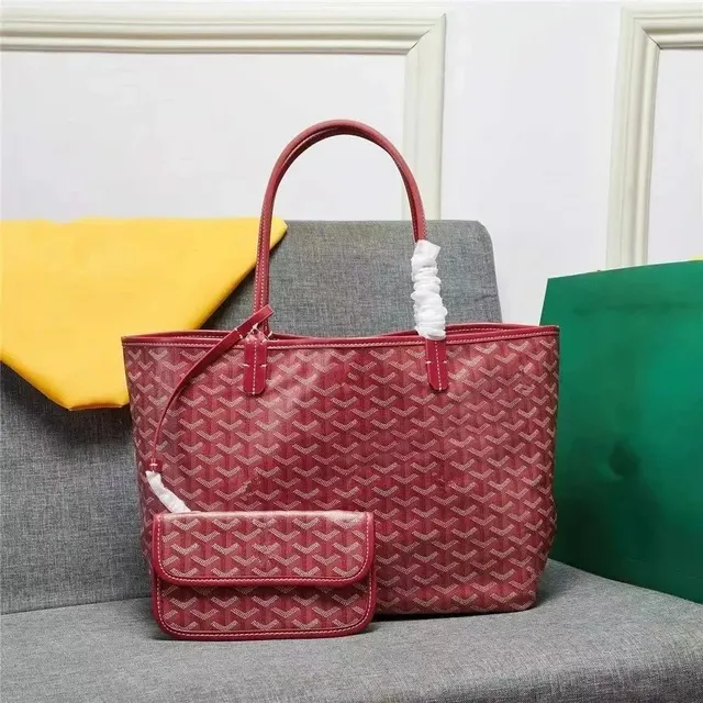 Goyard Saint Louis Tote Chevron Canvas