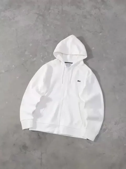 Lacoste Zip-Up Hoodie Classic Croc Logo
