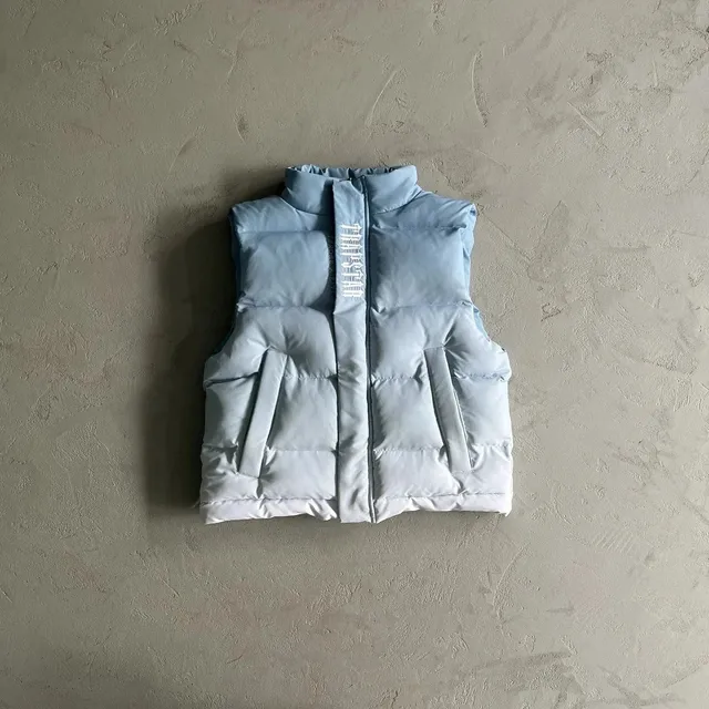 Hellstar Puffer Vest Light Blue